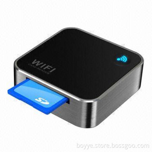 WiFi Card Reader with IEEE 802.11 b/g/n (2.4GHz) Simultaneous Wireless Connectivity